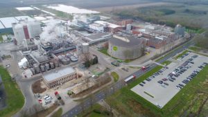 Avebe eiwitfabriek Gasselternijveen luchtfoto